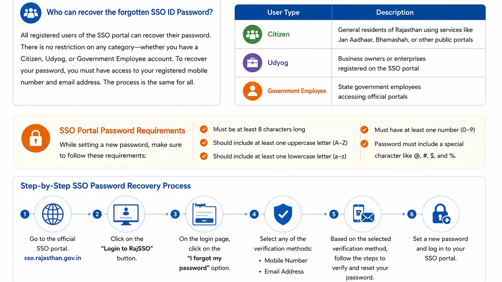 Step-by-Step SSO Password Recovery Process
